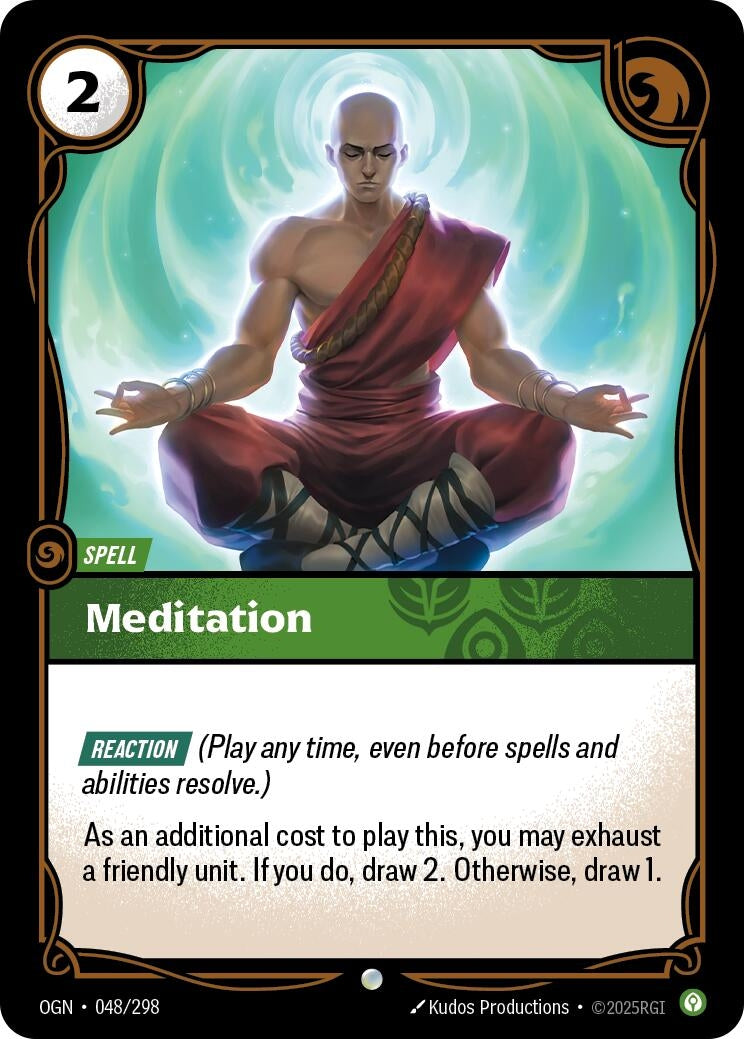 Image for Meditation - Riftbound: League of Legends Trading Card Game