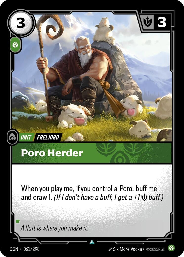 Image for Poro Herder - Riftbound: League of Legends Trading Card Game