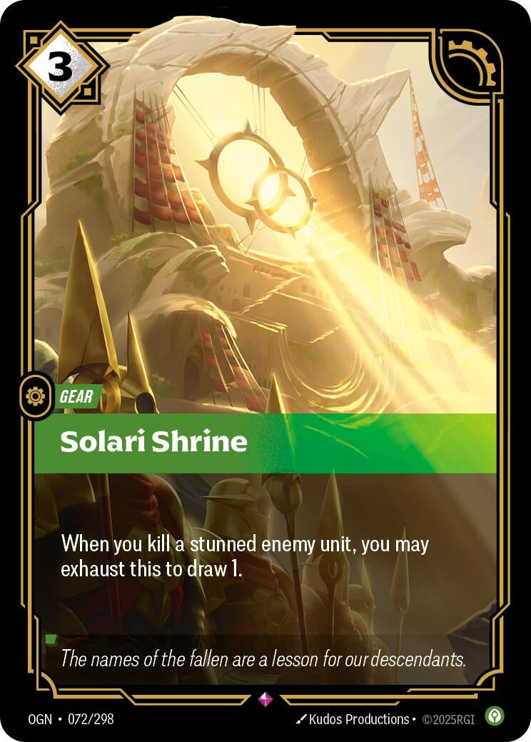 Image for Solari Shrine - Riftbound: League of Legends Trading Card Game