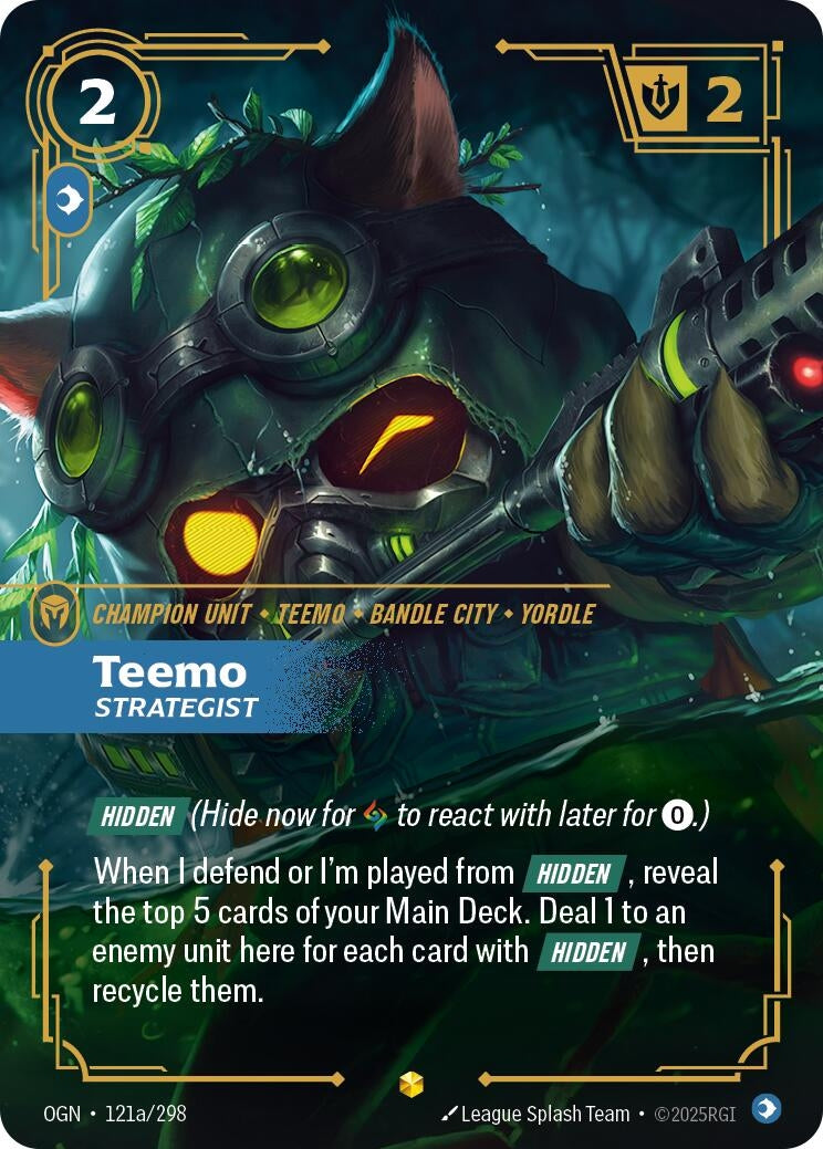 Image for Teemo, Strategist (Alternate Art) - Riftbound: League of Legends Trading Card Game