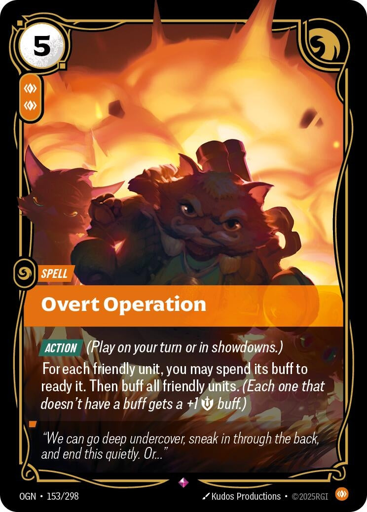 Image for Overt Operation - Riftbound: League of Legends Trading Card Game