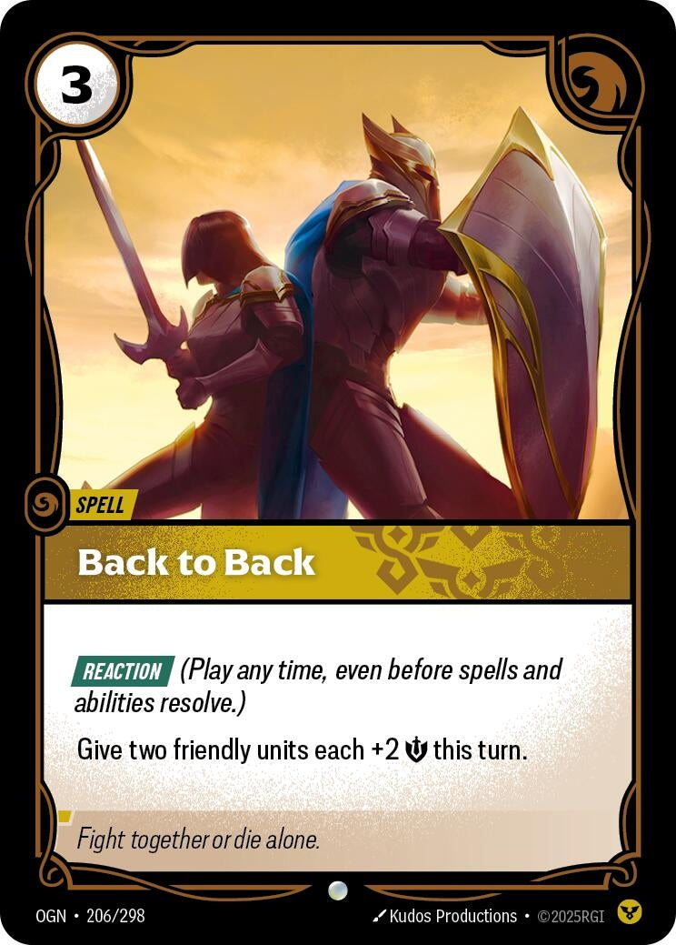 Image for Back to Back - Riftbound: League of Legends Trading Card Game