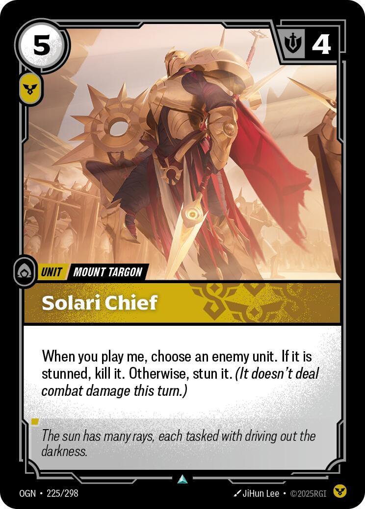 Image for Solari Chief - Riftbound: League of Legends Trading Card Game