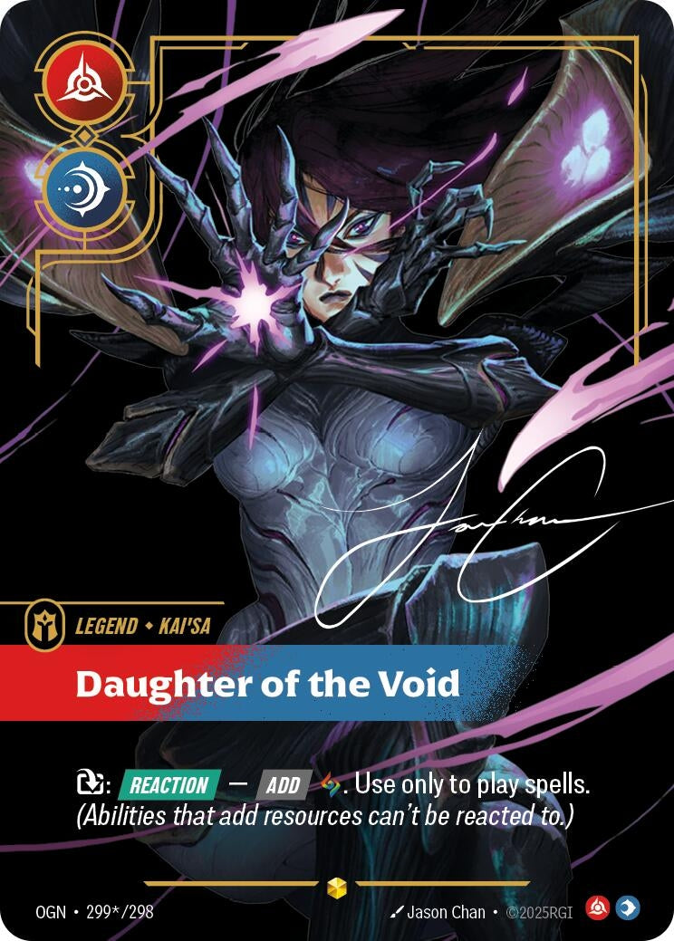 Image for Kai'Sa, Daughter of the Void (Signature) - Riftbound: League of Legends Trading Card Game