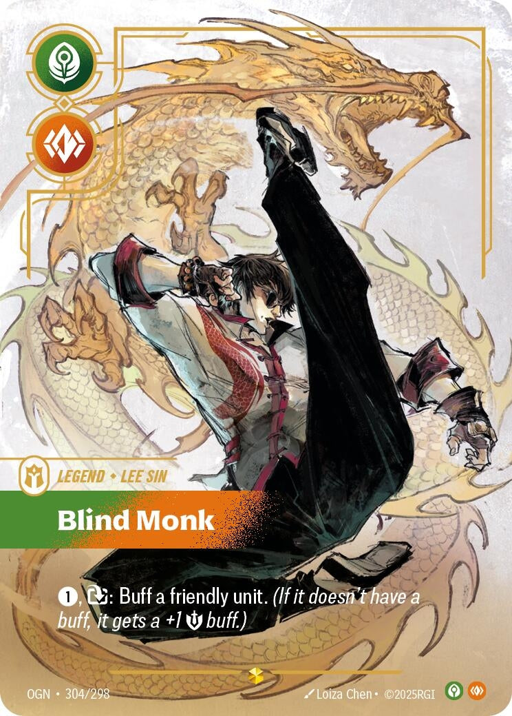 Image for Lee Sin, Blind Monk (Overnumbered) - Riftbound: League of Legends Trading Card Game