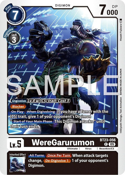Image for WereGarurumon - Digimon Card Game