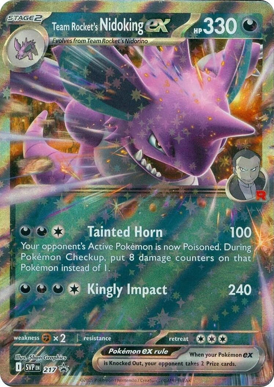 Image for Team Rocket's Nidoking ex - 217 - Pokemon