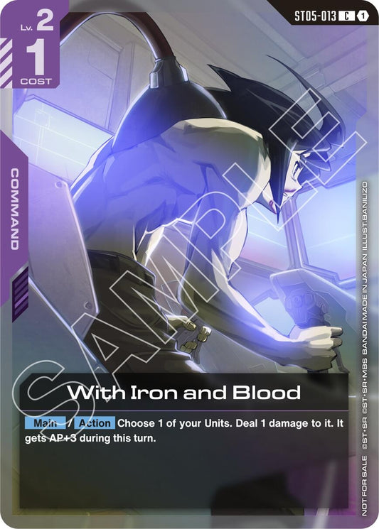 Image for With Iron and Blood (ST05 Release Event) - Gundam Card Game