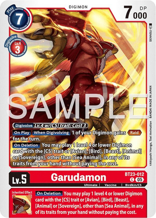 Image for Garudamon - Digimon Card Game