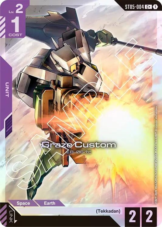 Image for Graze Custom (C+) - Gundam Card Game