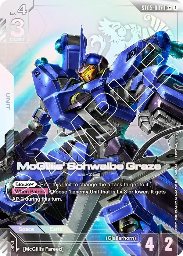 Image for McGillis' Schwalbe Graze (LR+) - Gundam Card Game