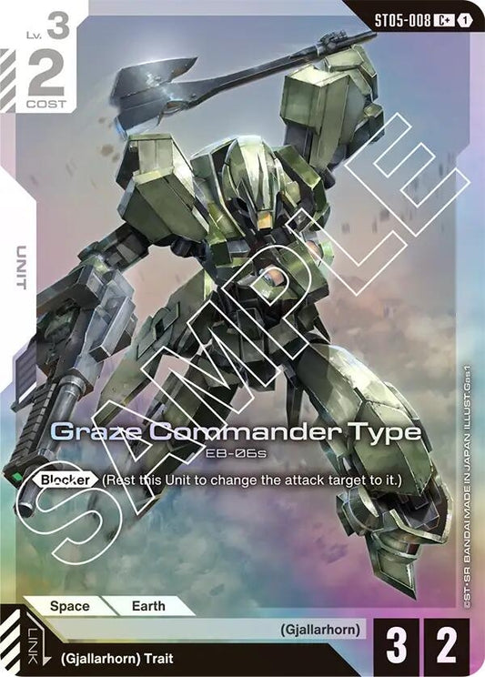 Image for Graze Commander Type (C+) - Gundam Card Game