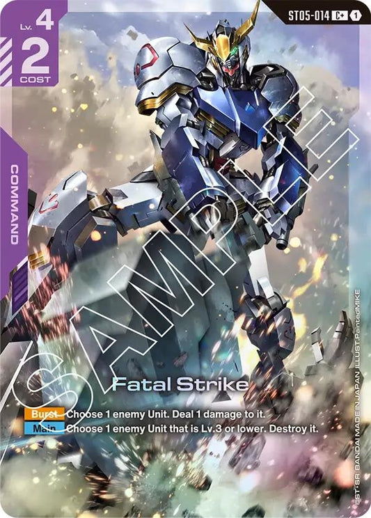 Image for Fatal Strike (C+) - Gundam Card Game