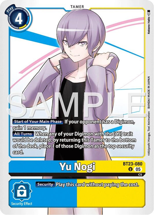 Image for Yu Nogi - Digimon Card Game