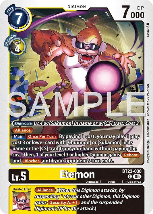 Image for Etemon - Digimon Card Game
