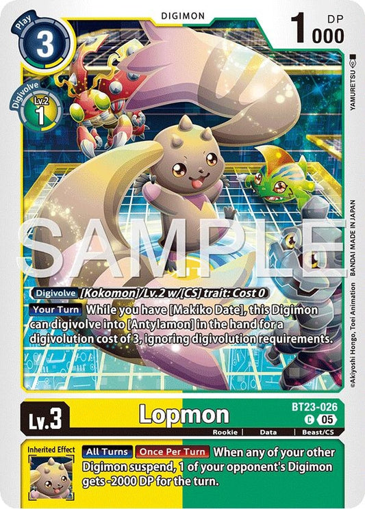 Image for Lopmon - Digimon Card Game