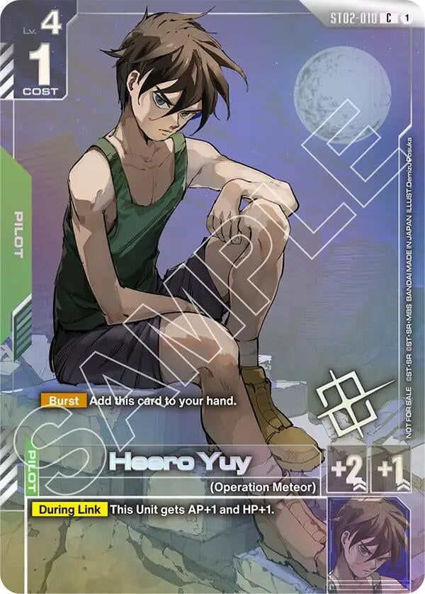 Image for Heero Yuy (Championship Finalist Card 01) - Gundam Card Game