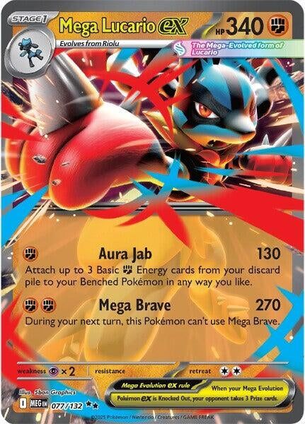 Image for Mega Lucario ex - Pokemon