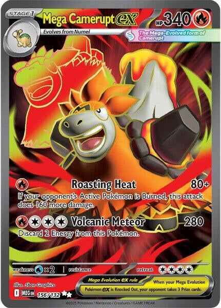 Image for Mega Camerupt ex - Pokemon
