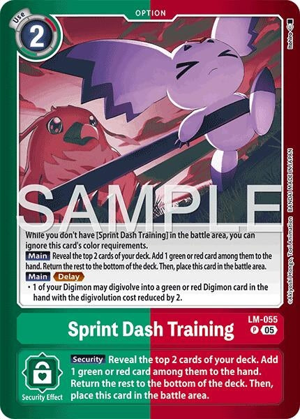 Image for Sprint Dash Training - Digimon Card Game