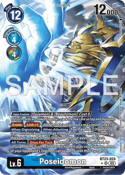 Image for Poseidomon (Alternate Art) - Digimon Card Game