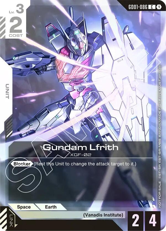 Image for Gundam Lfrith (Championship Participation Pack 01) - Gundam Card Game