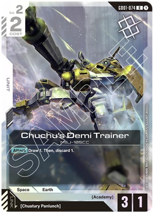 Image for Chuchu's Demi Trainer (Judge Pack 01) - Gundam Card Game