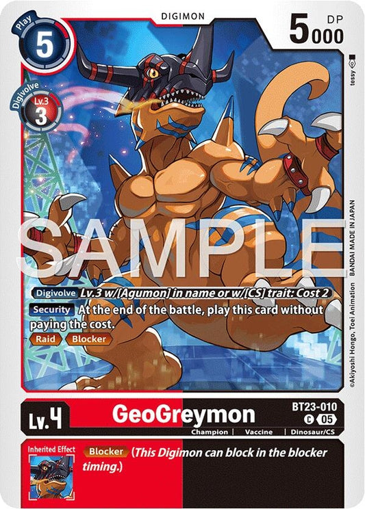 Image for GeoGreymon - Digimon Card Game
