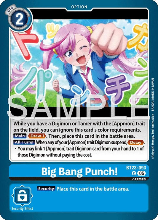Image for Big Bang Punch! - Digimon Card Game