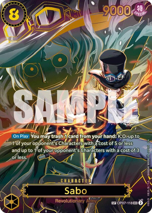 Image for Sabo - OP07-118 (SP) - One Piece Card Game