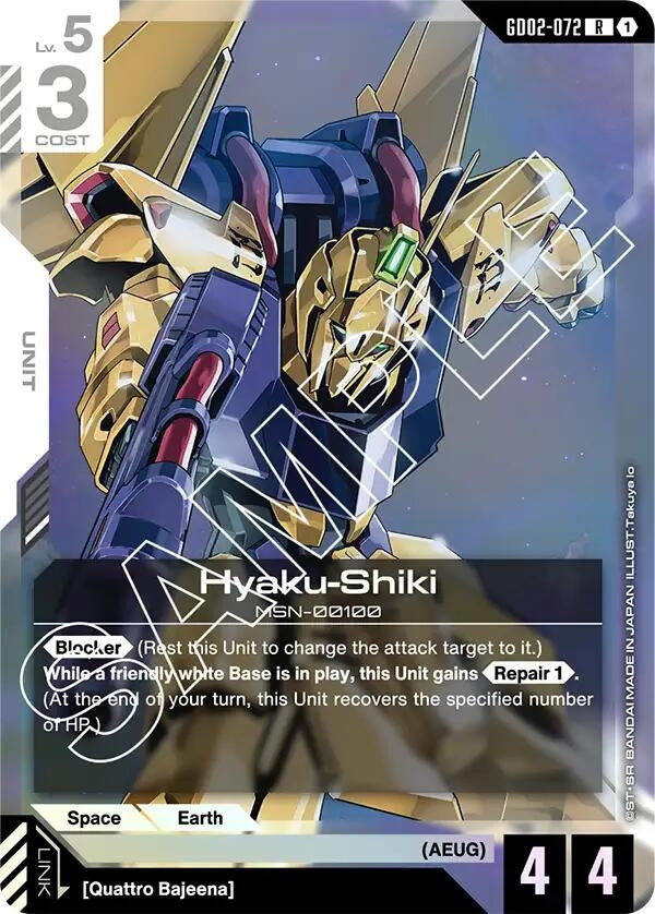 Image for Hyaku-Shiki - Gundam Card Game