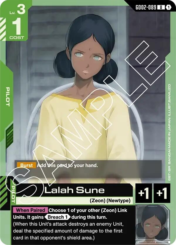 Image for Lalah Sune - Gundam Card Game