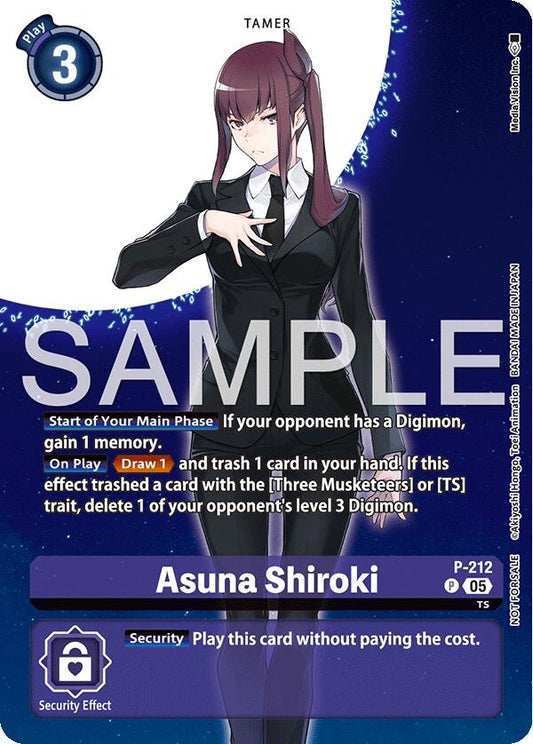 Image for Asuna Shiroki (Hacker's Slumber Box Promotion Pack) - Digimon Card Game