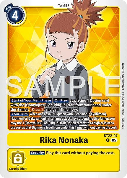 Image for Rika Nonaka - Digimon Card Game