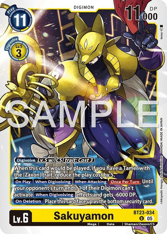 Image for Sakuyamon - Digimon Card Game