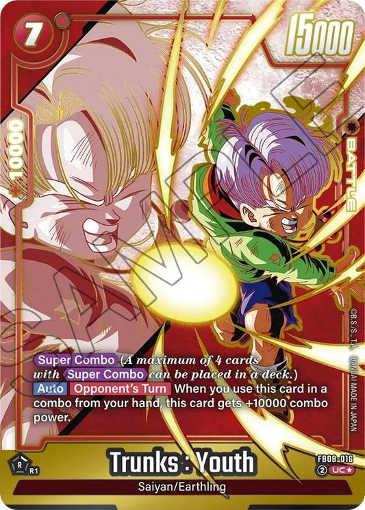 Image for Trunks : Youth - FB08-016 (Alternate Art) - Dragon Ball Super: Fusion World