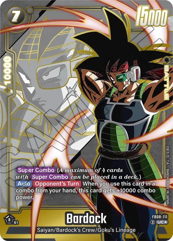 Image for Bardock - FB08-111 (Alternate Art) - Dragon Ball Super: Fusion World