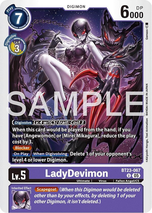 Image for LadyDevimon - Digimon Card Game