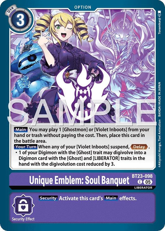 Image for Unique Emblem: Soul Banquet - Digimon Card Game