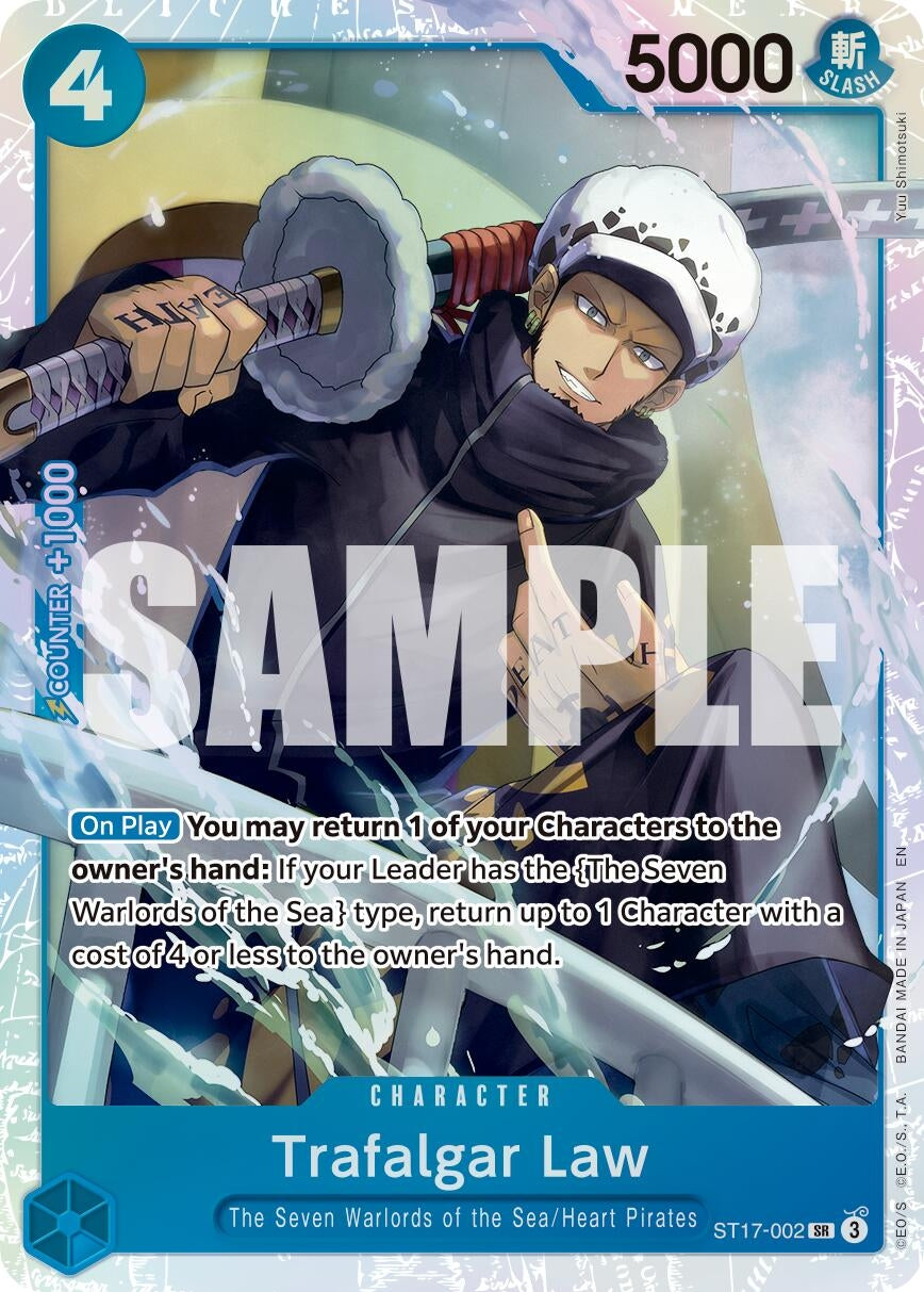 Image for Trafalgar Law - ST17-002 (Reprint) - One Piece Card Game