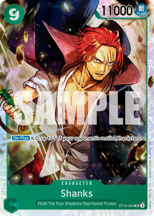 Image for Shanks - ST16-004 (Reprint) - One Piece Card Game
