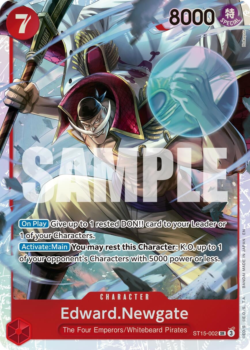 Image for Edward.Newgate - ST15-002 (Reprint) - One Piece Card Game