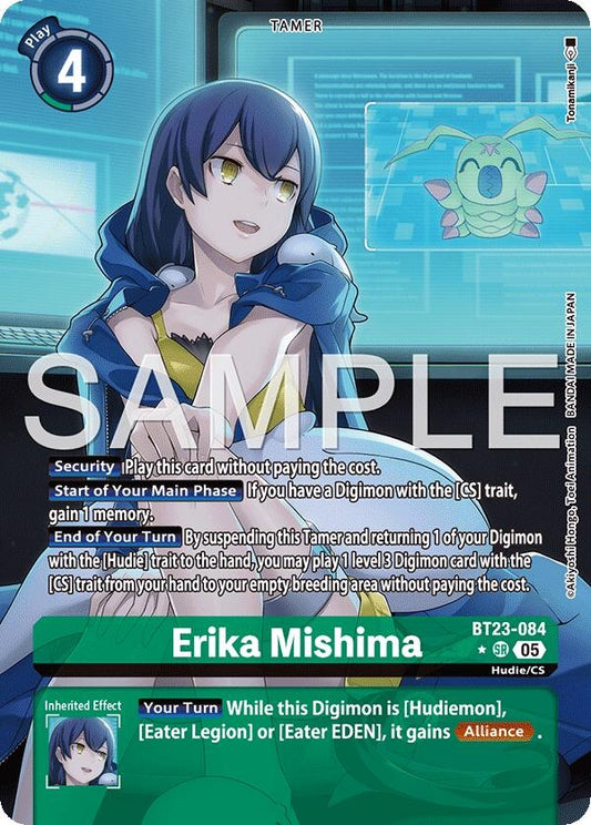 Image for Erika Mishima (Alternate Art) - Digimon Card Game