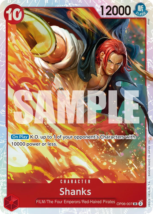 Image for Shanks (Reprint) - One Piece Card Game