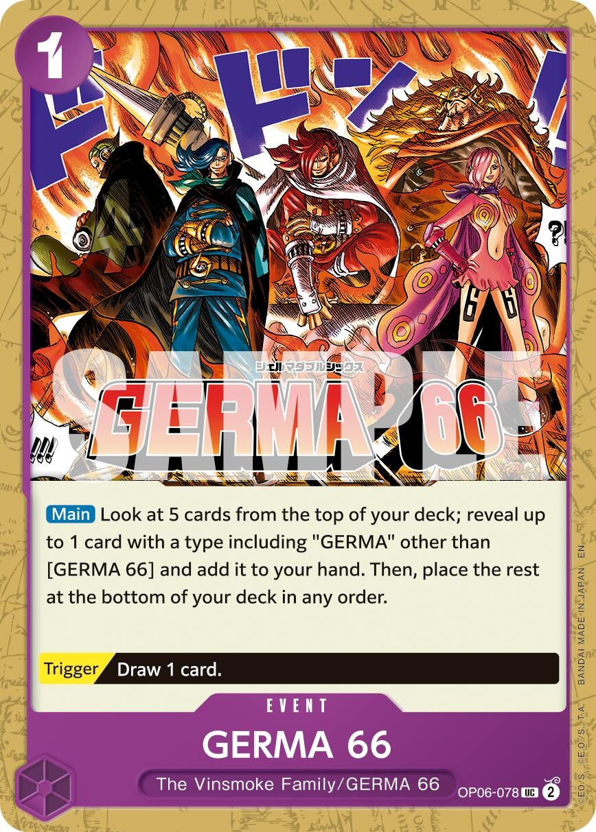 Image for GERMA 66 (Reprint) - One Piece Card Game