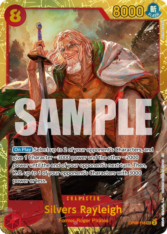 Image for Silvers Rayleigh - OP08-118 (Reprint) - One Piece Card Game