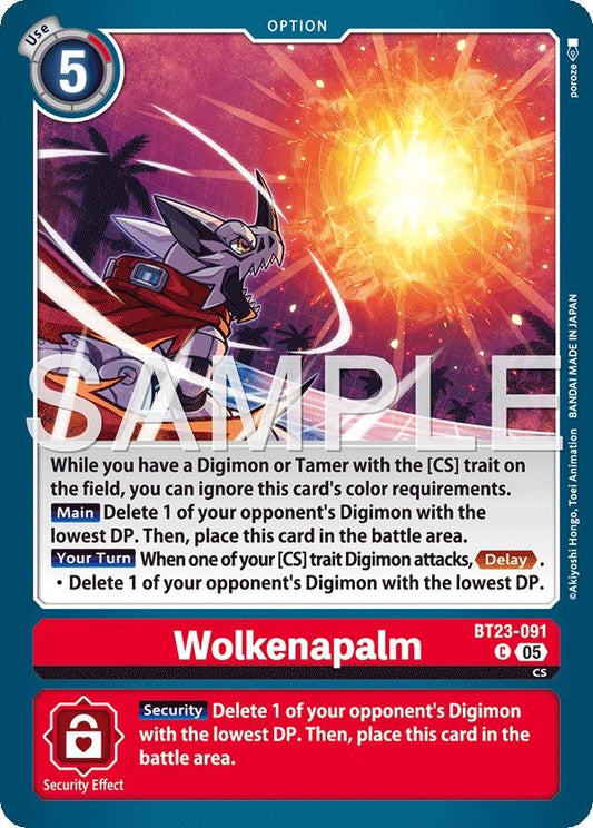 Image for Wolkenapalm - Digimon Card Game