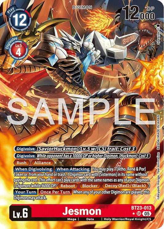 Image for Jesmon (Alternate Art) - Digimon Card Game