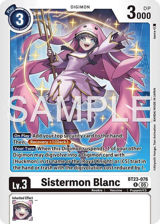 Image for Sistermon Blanc - Digimon Card Game