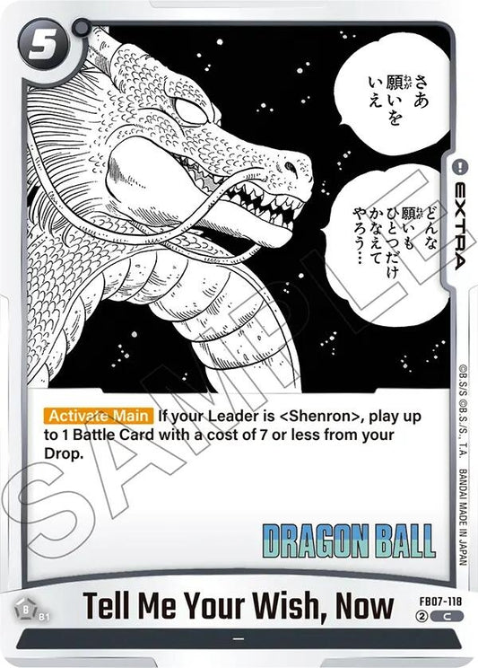 Image for Tell Me Your Wish, Now - Dragon Ball Super: Fusion World